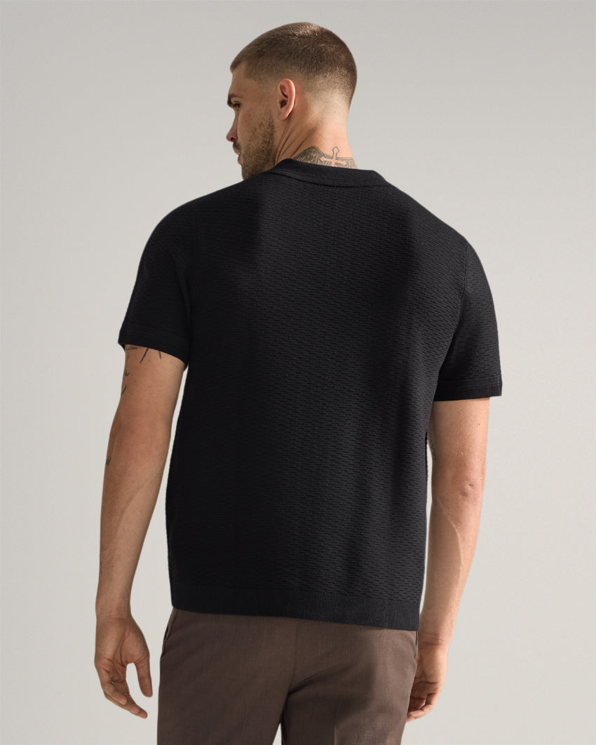 Geo Knit Polo