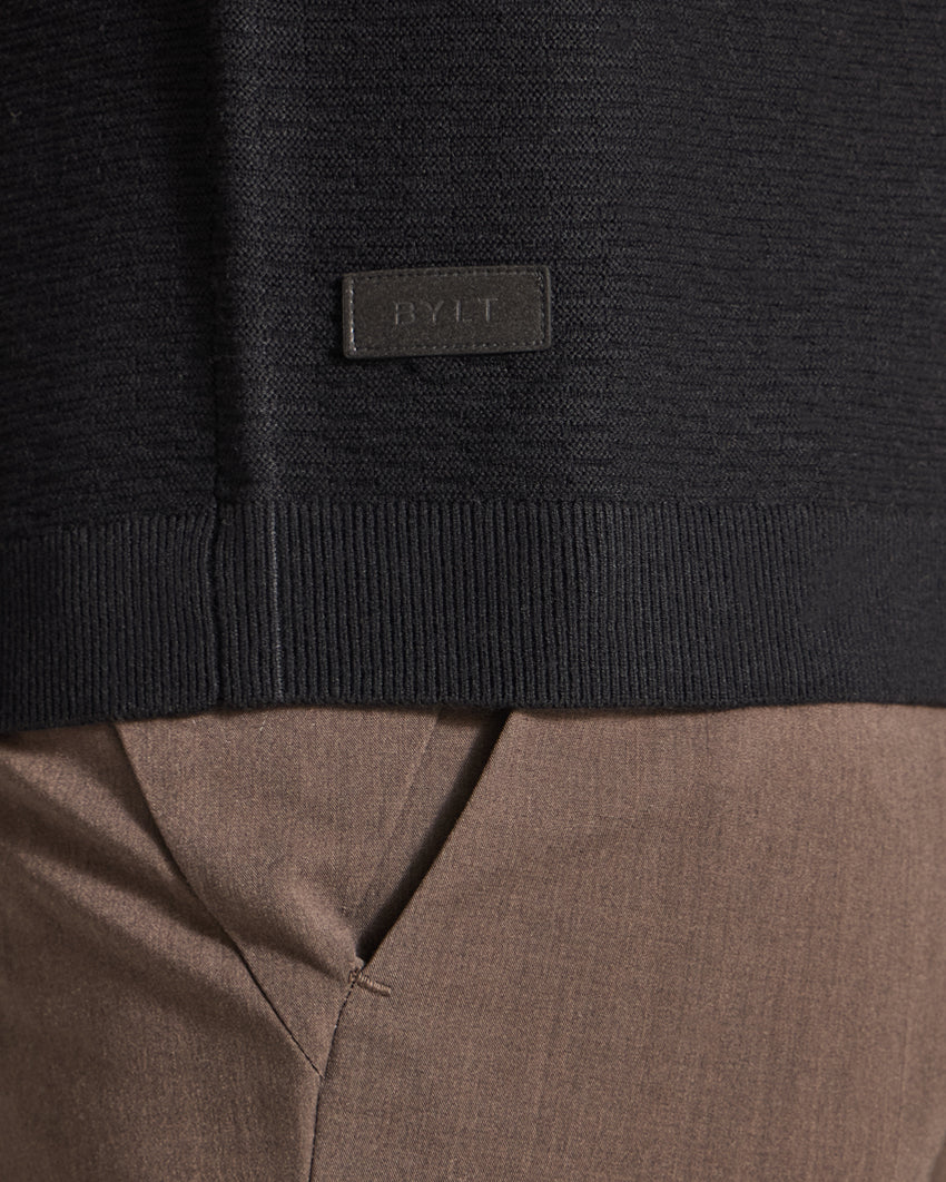 Geo Knit Polo