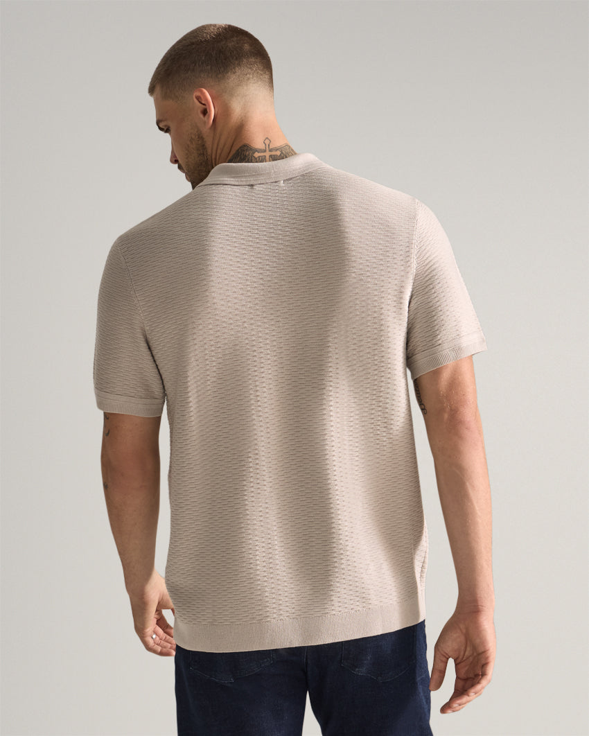 Geo Knit Polo