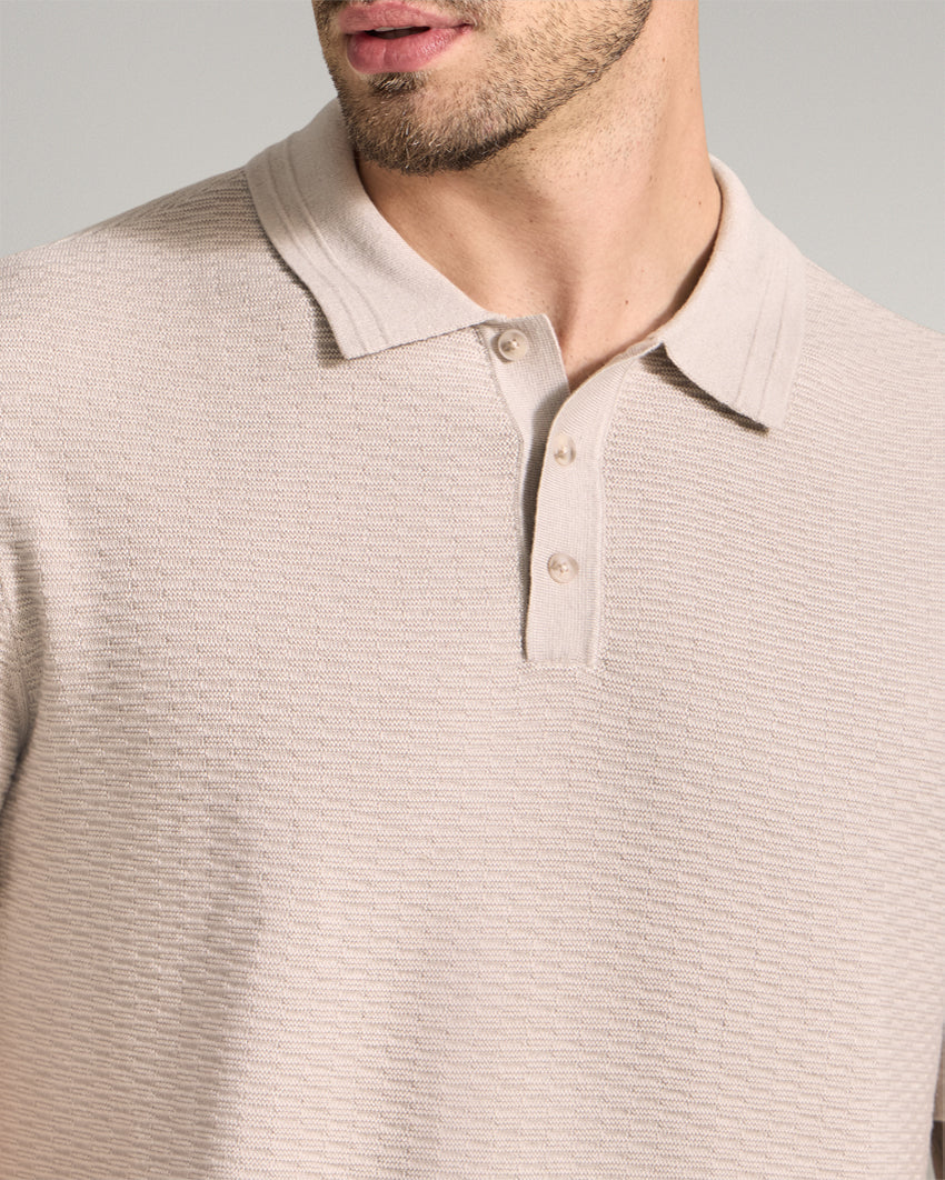 Geo Knit Polo