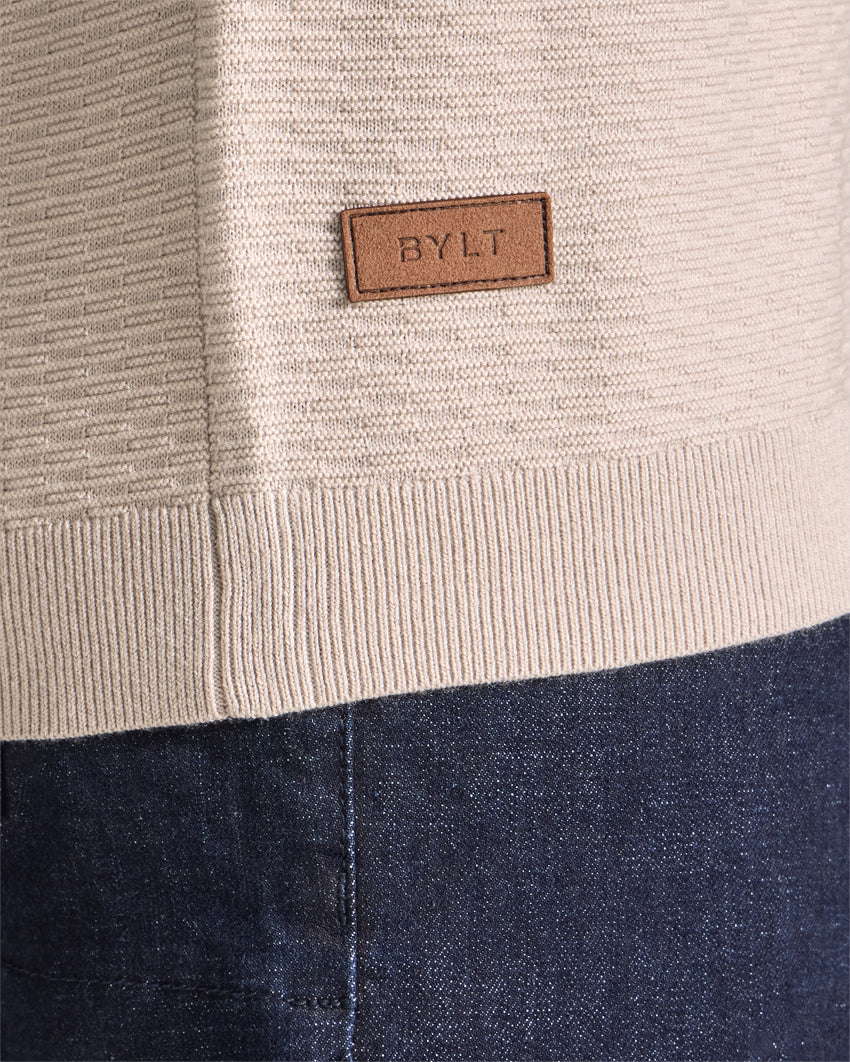 Geo Knit Polo