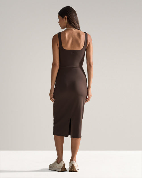 Balm Squareneck Midi Dress