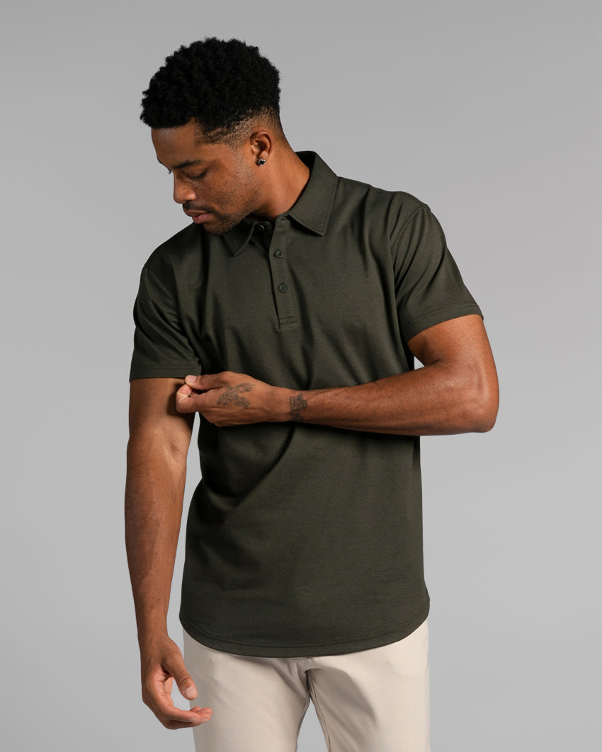 Drop-Cut Polo: BYLT Signature - Custom 3 Pack