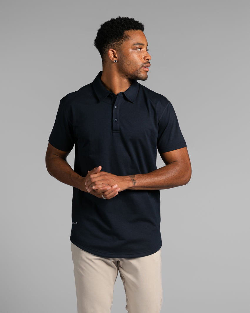 Drop-Cut Polo: BYLT Signature - Custom 3 Pack