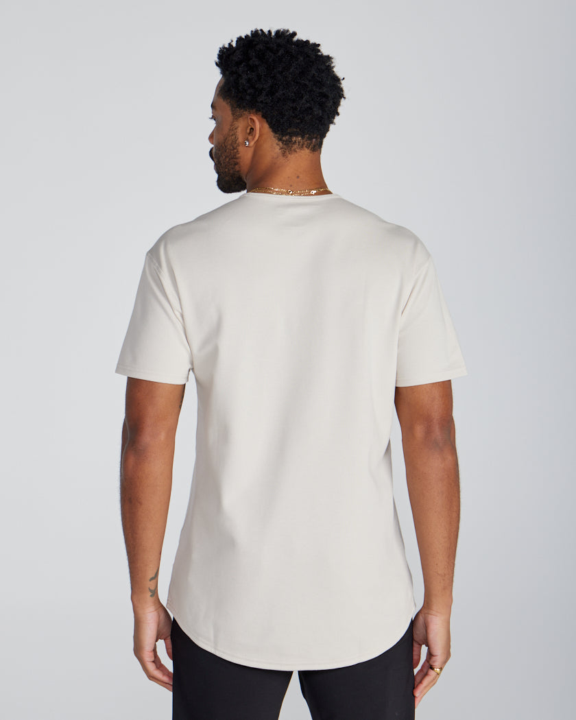 Bayside Short Sleeve Drop-Cut