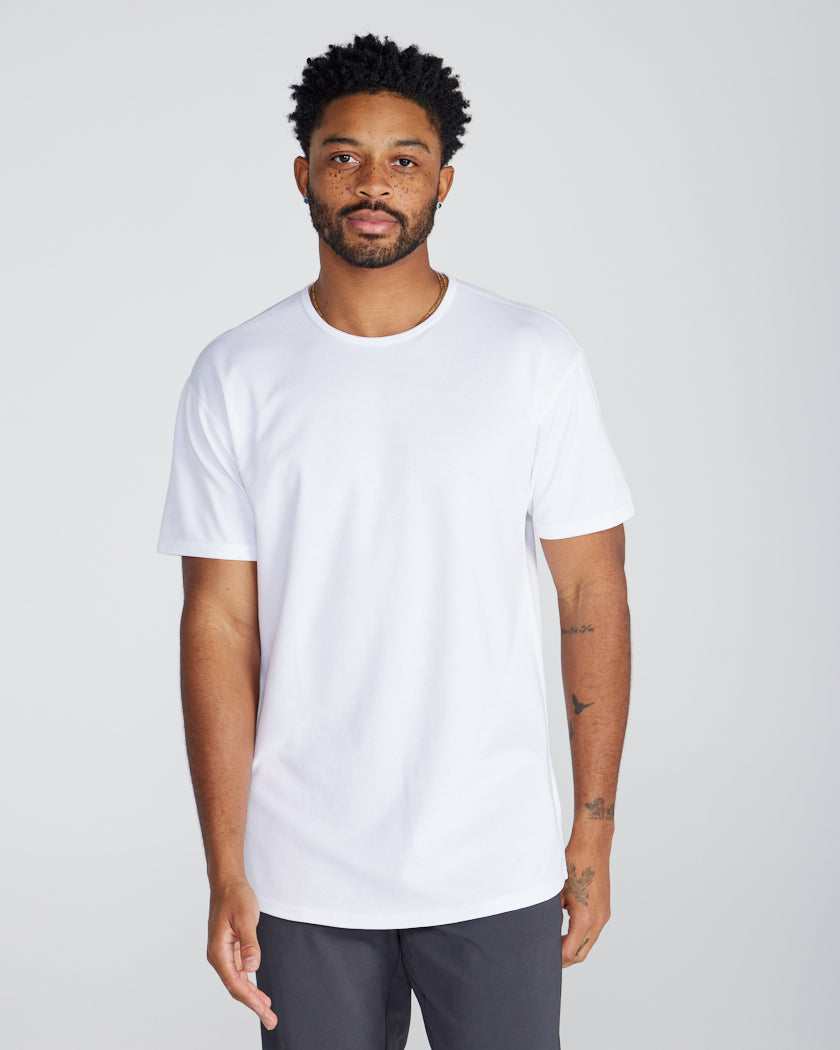 Bayside Short Sleeve Drop-Cut