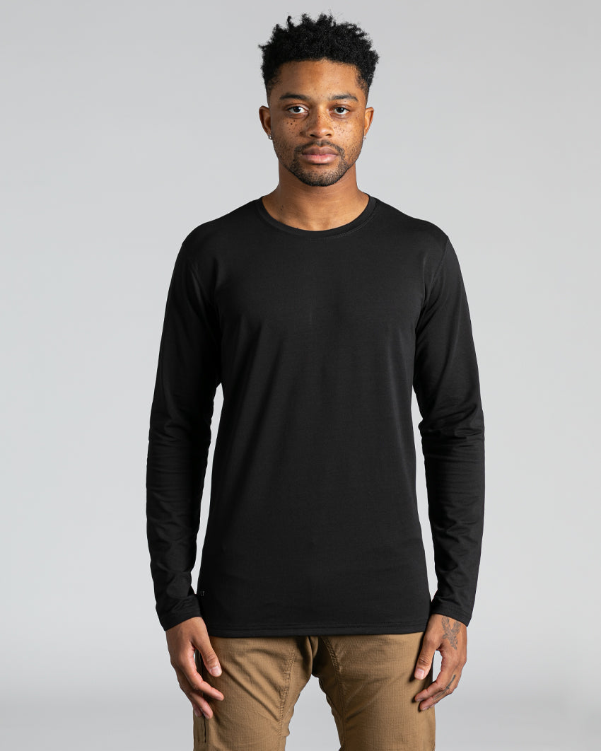 Long Sleeve: BYLT Signature Split Hem
