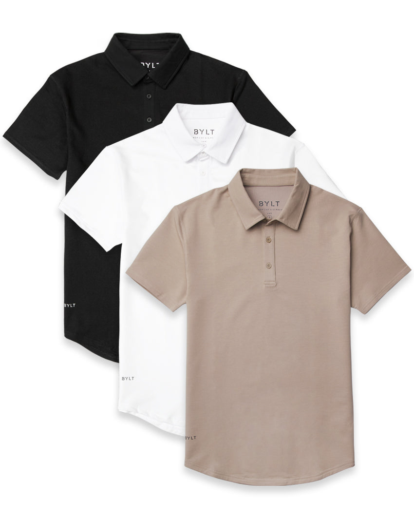 Drop-Cut: LUX Polo - Custom 3 Pack