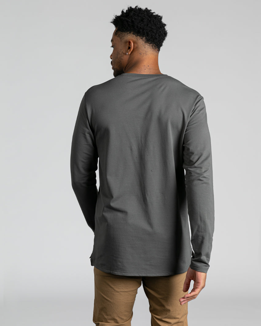 Long Sleeve: BYLT Signature Split Hem
