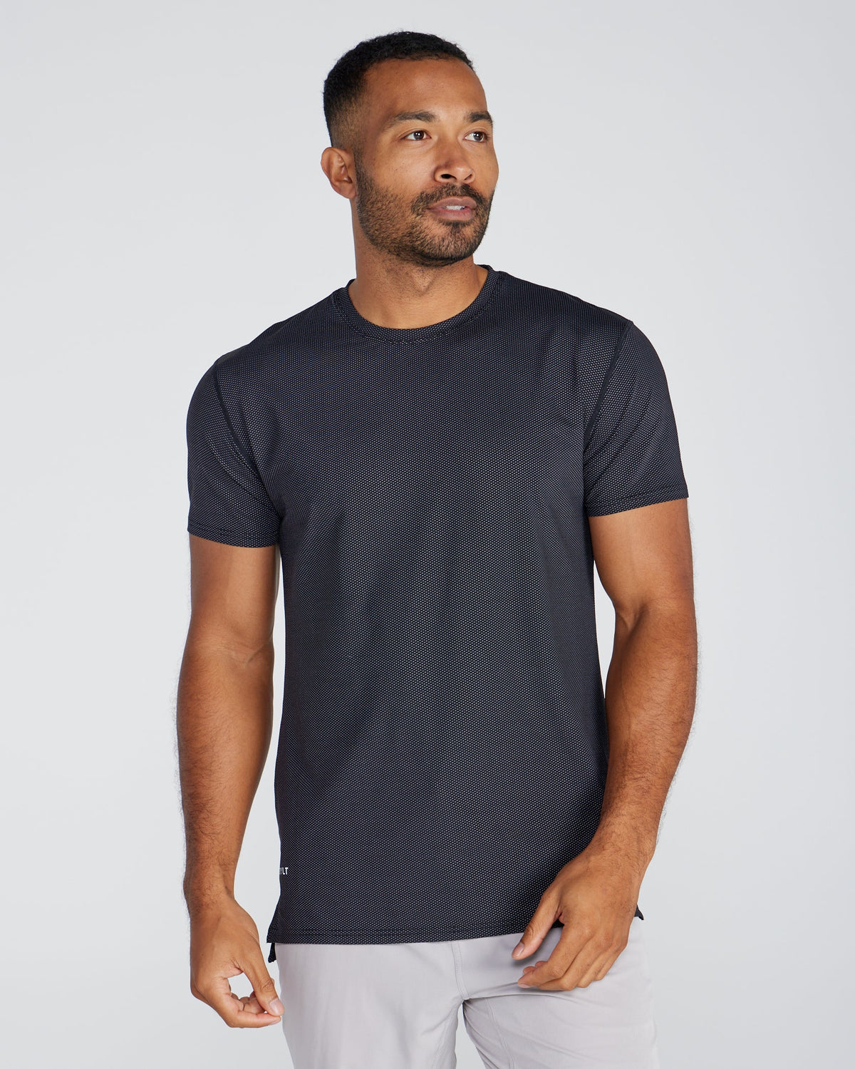 Pulse Short Sleeve Split Hem