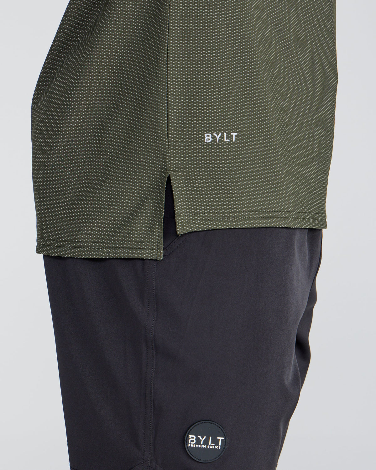 Pulse Short Sleeve Split Hem