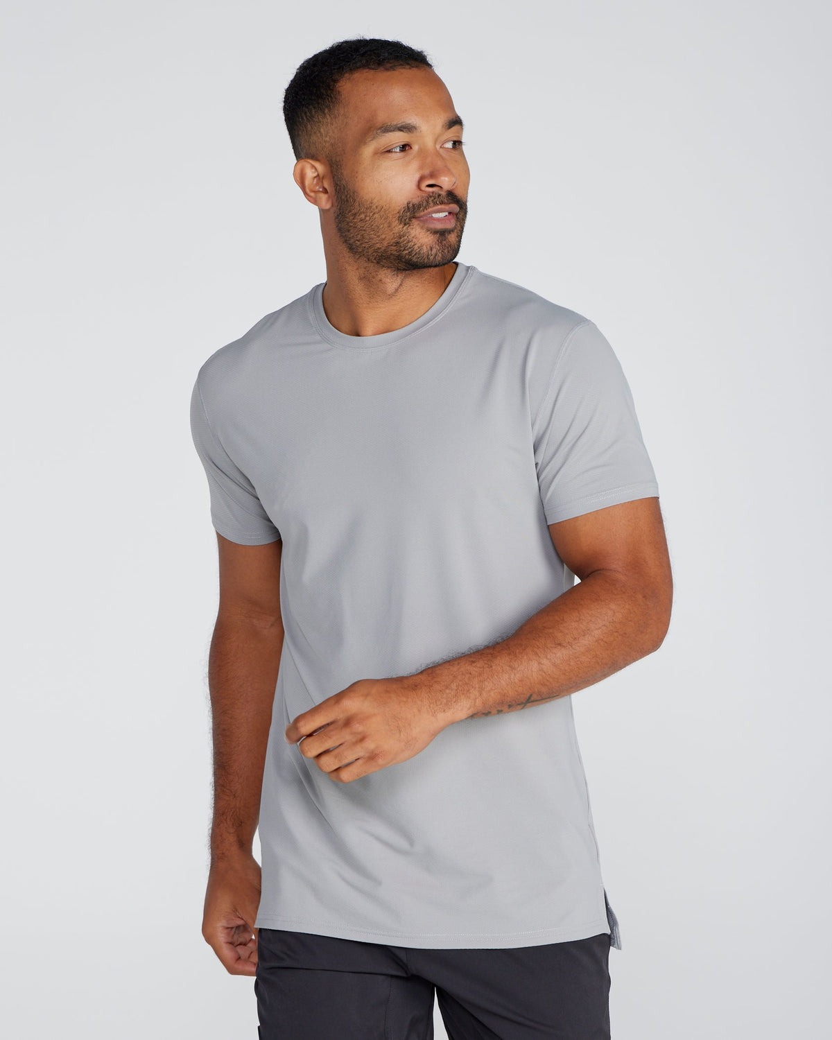 Pulse Short Sleeve Split Hem