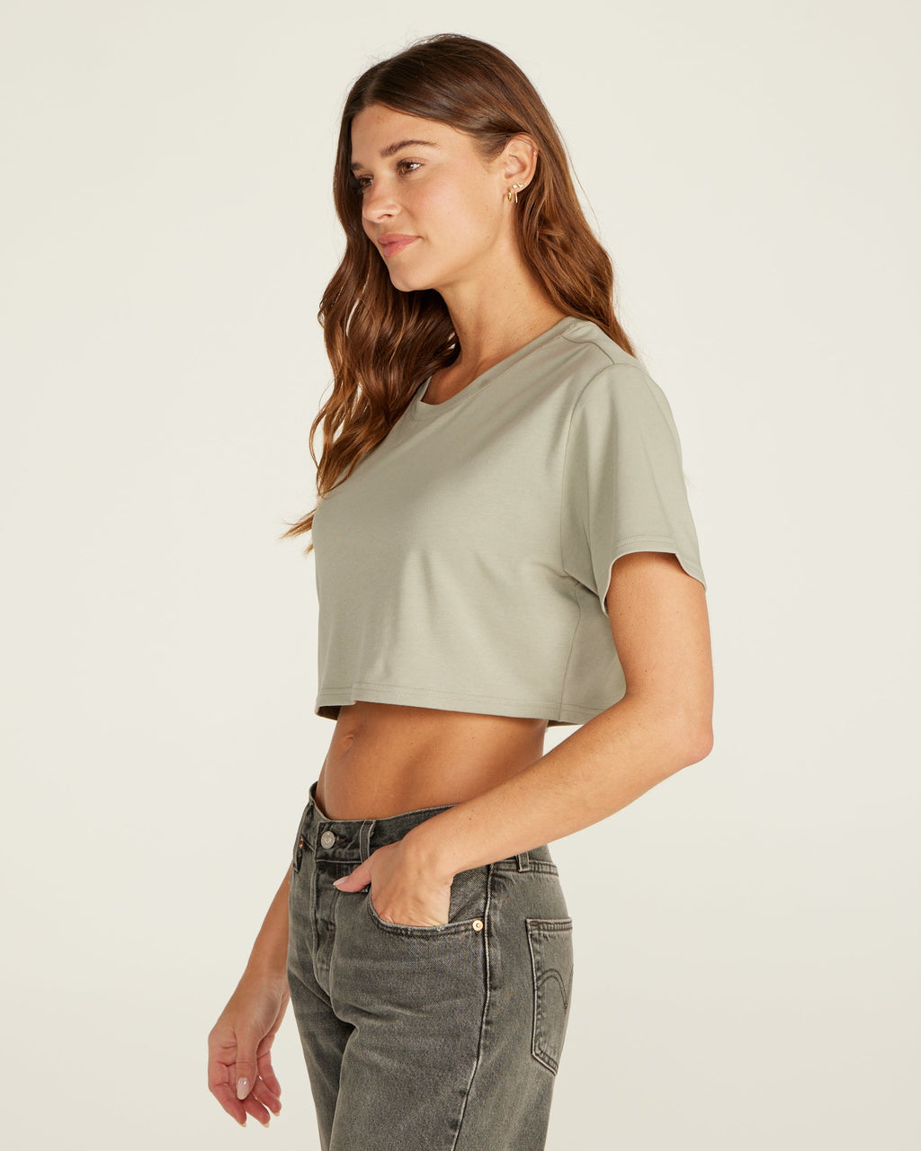 Drift Relaxed Cropped Crew