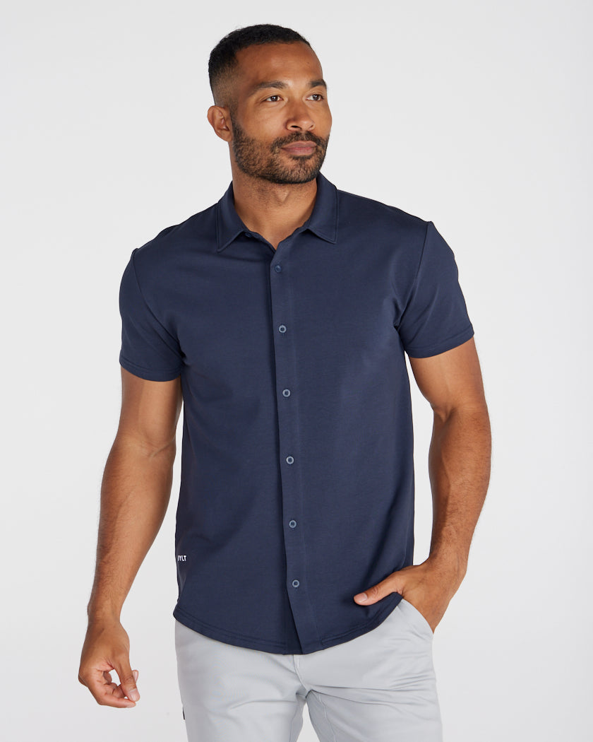 LUX Short Sleeve Button Down