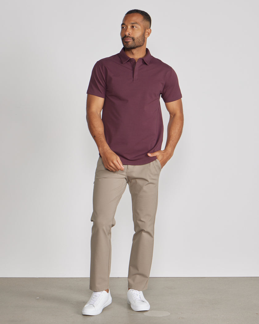 LUX Short Sleeve Polo - Concealed