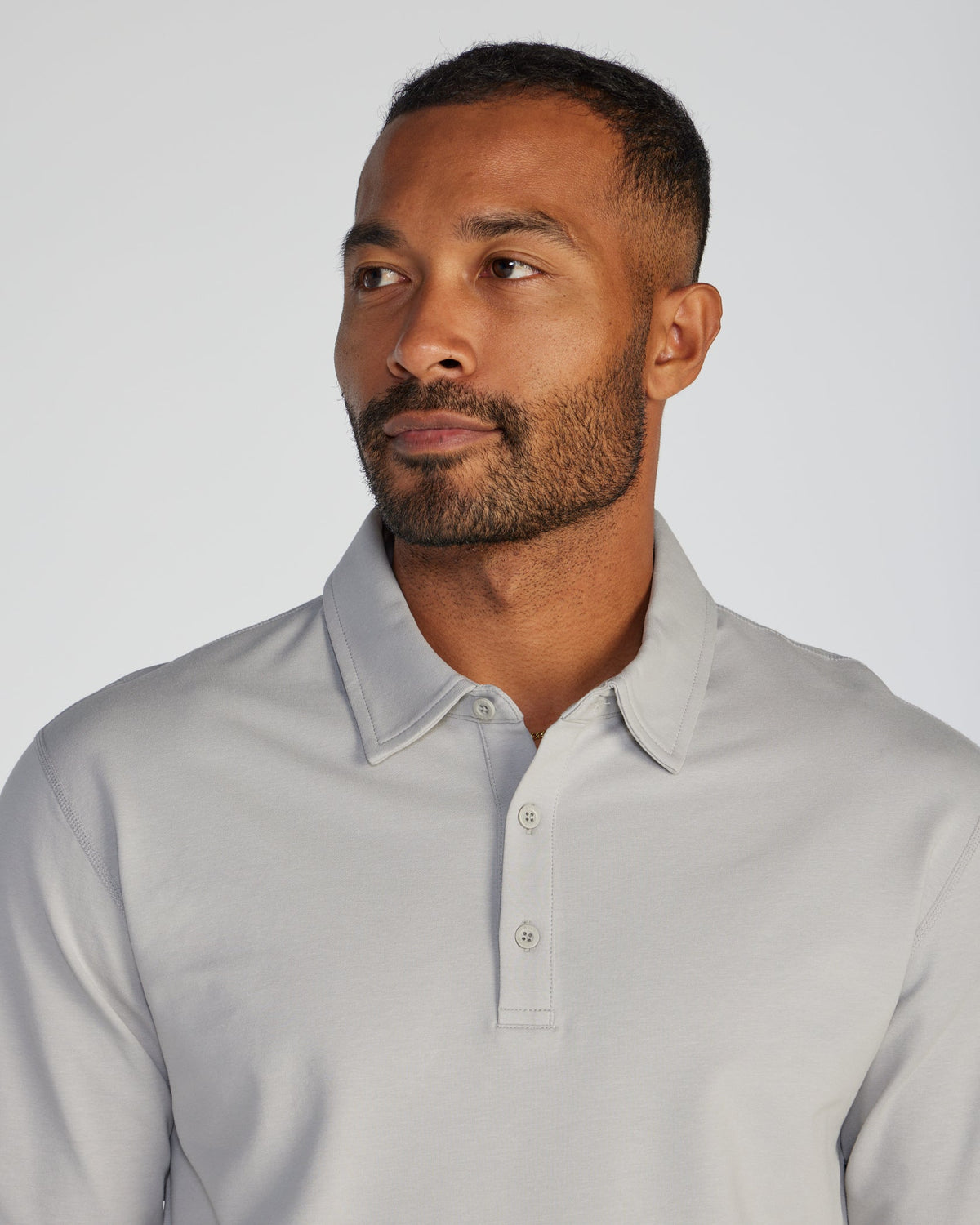 Drop-Cut Long Sleeve: LUX Polo Custom 3-pack