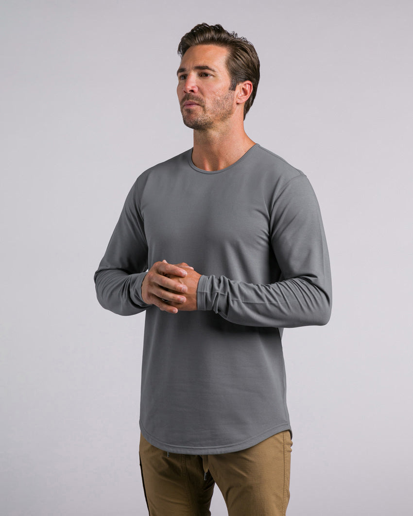 Drop-Cut Long Sleeve: BYLT Signature