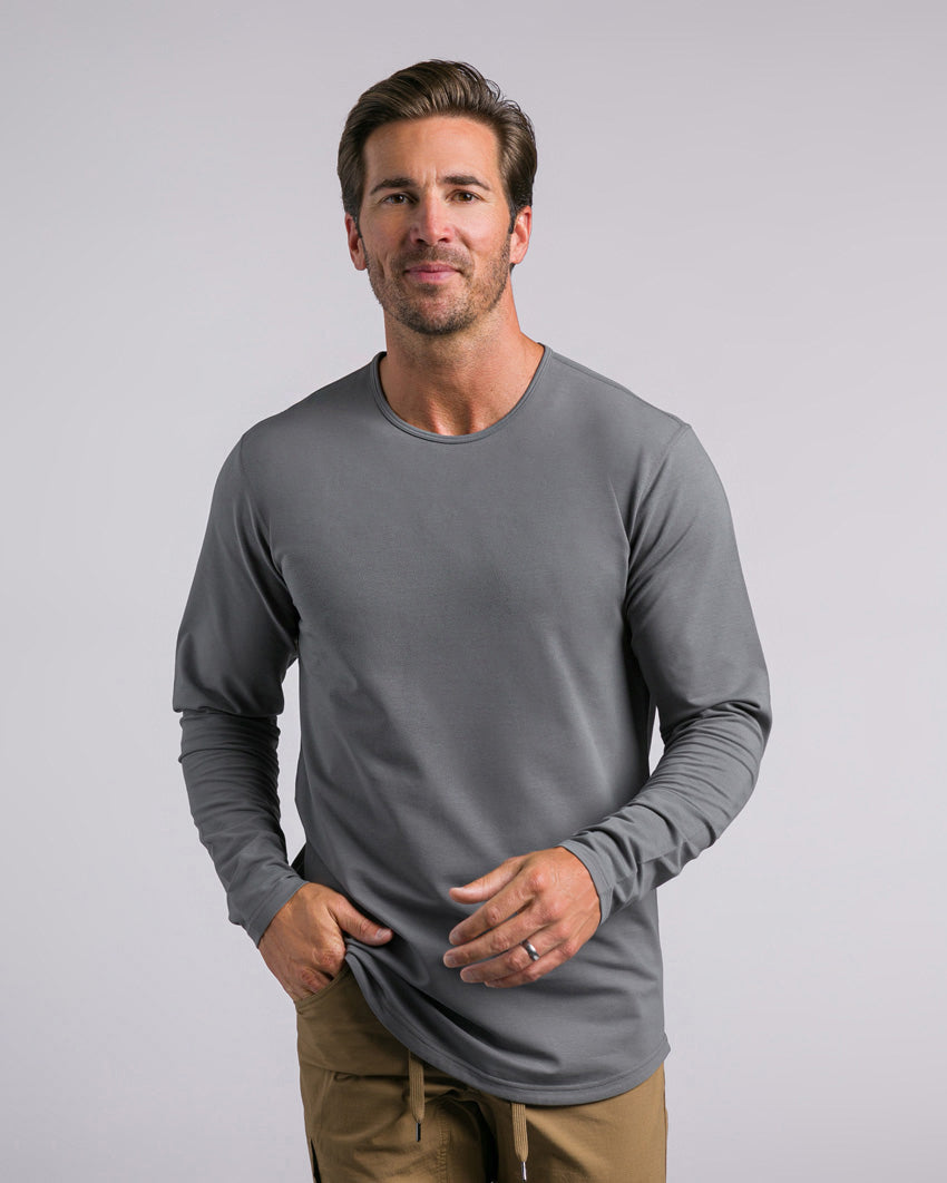 Drop-Cut Long Sleeve: BYLT Signature