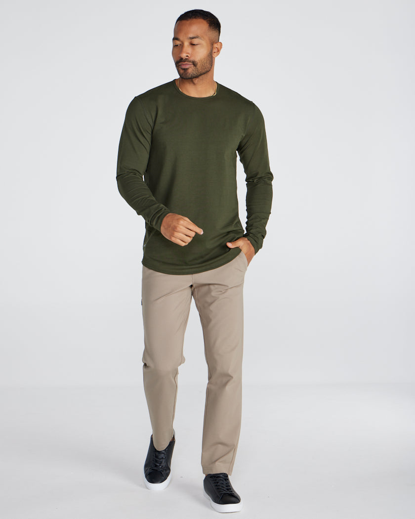 Drop-Cut Long Sleeve: BYLT Signature