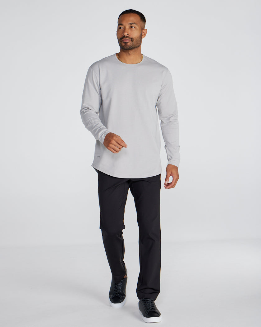 Drop-Cut Long Sleeve: BYLT Signature