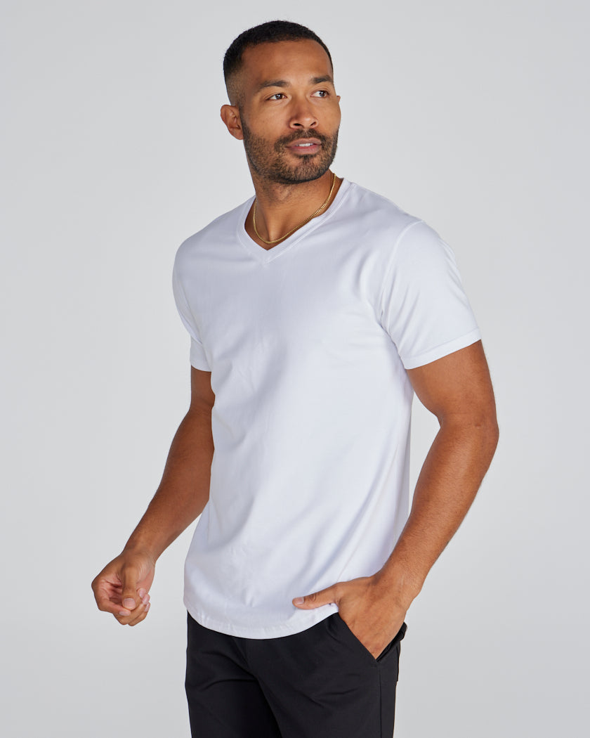Drop-Cut V-Neck: LUX
