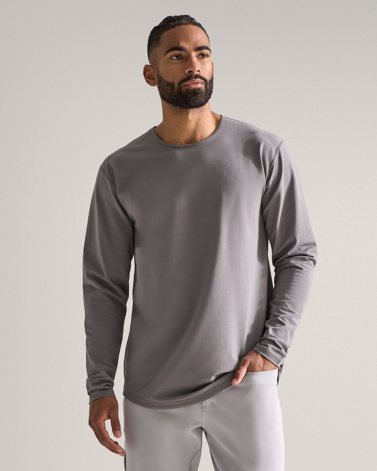 Drop-Cut Long Sleeve: LUX