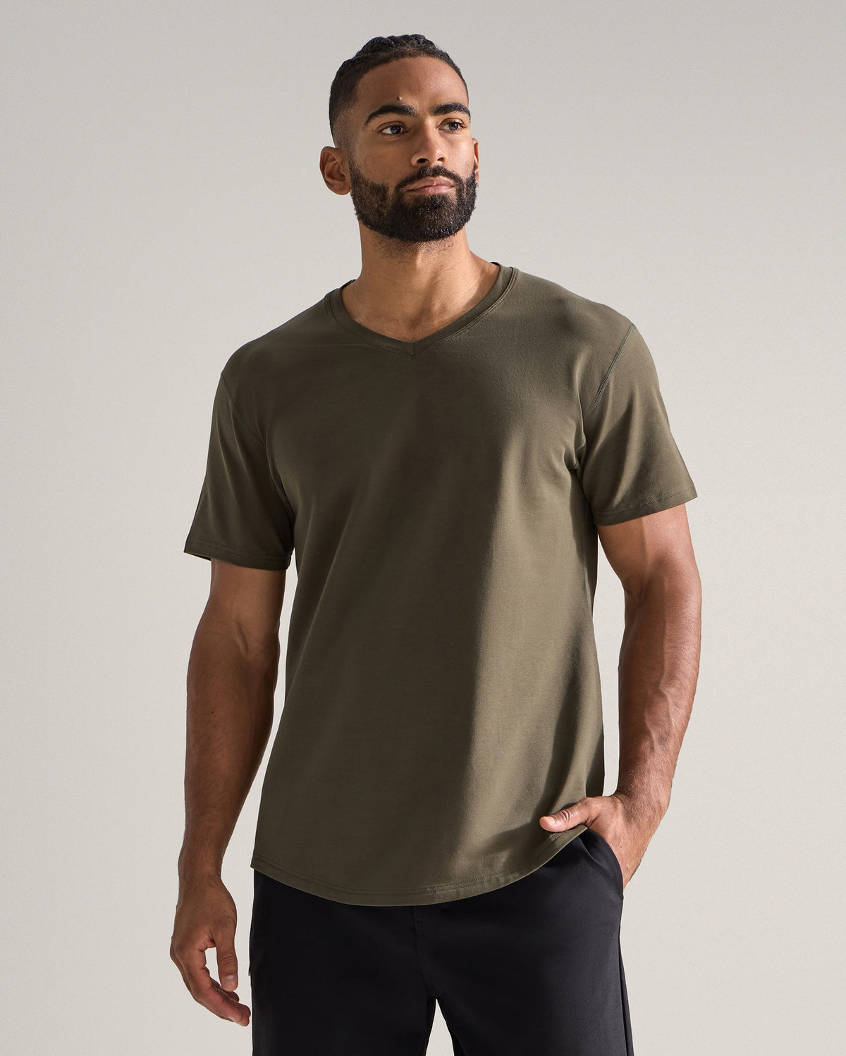 Drop-Cut V-Neck: LUX - Custom 3 Pack