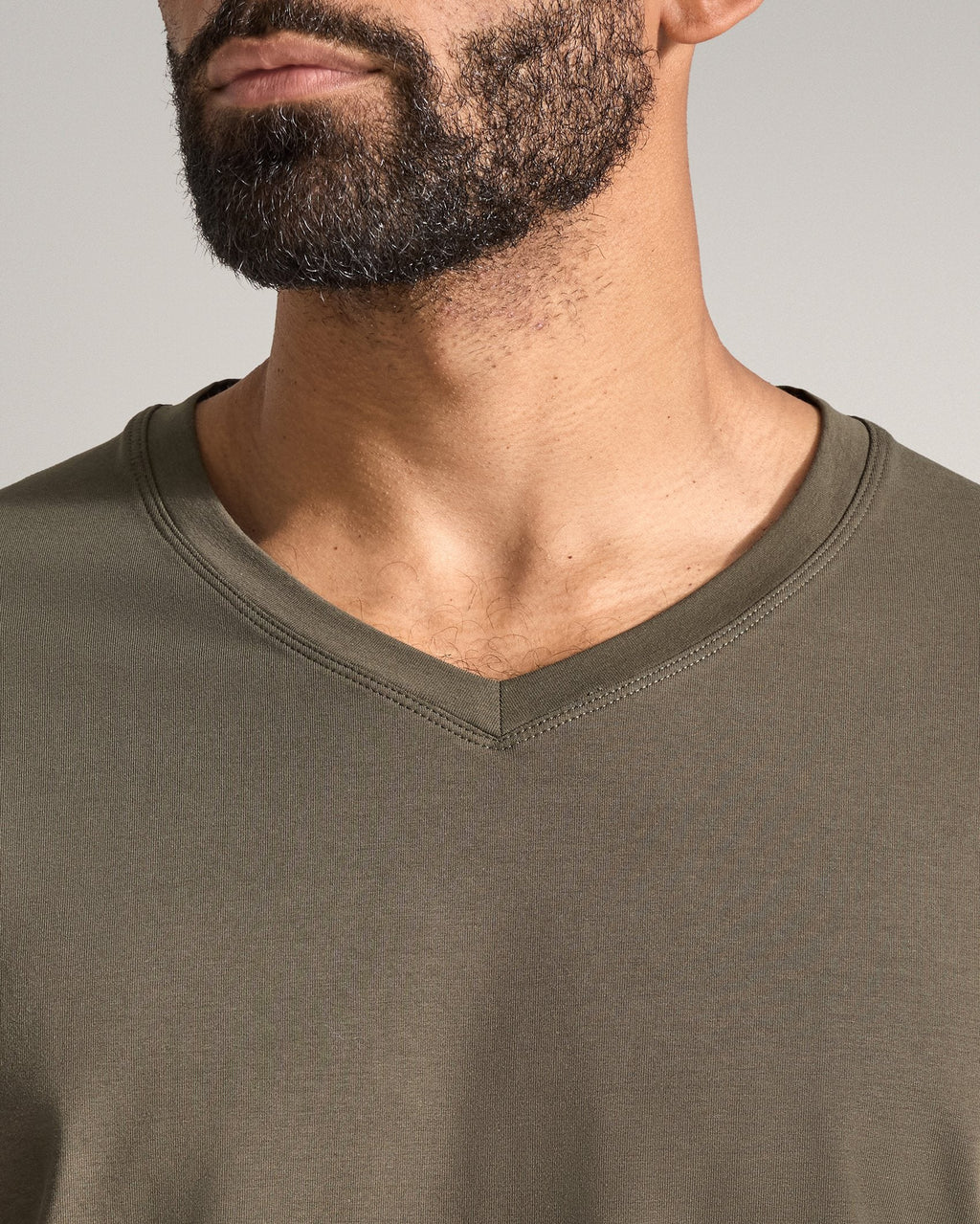 Drop-Cut V-Neck: LUX