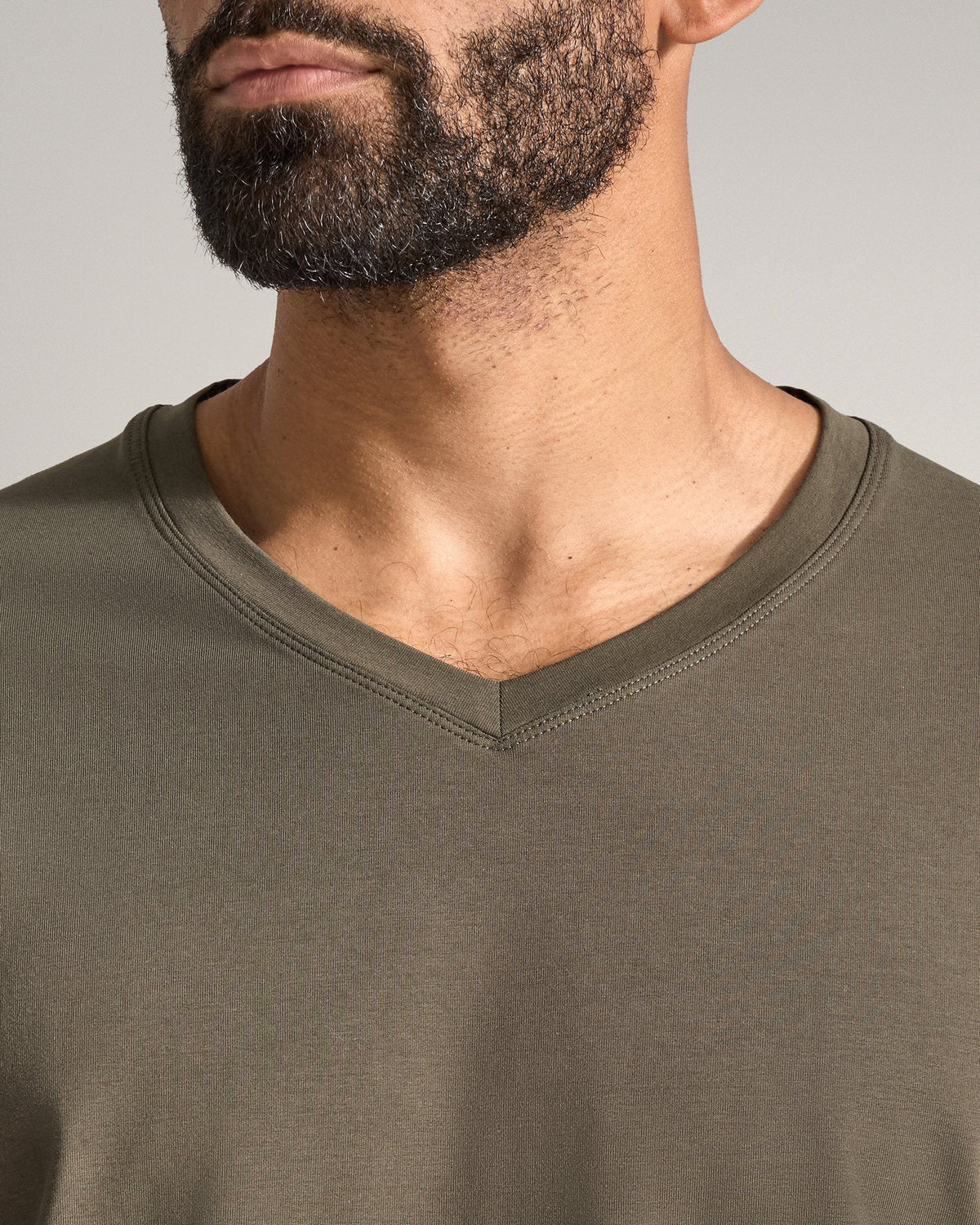 Drop-Cut V-Neck: LUX