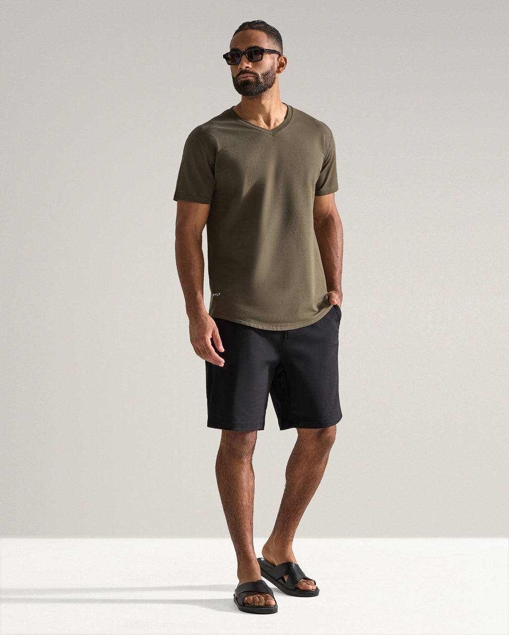 Drop-Cut V-Neck: LUX