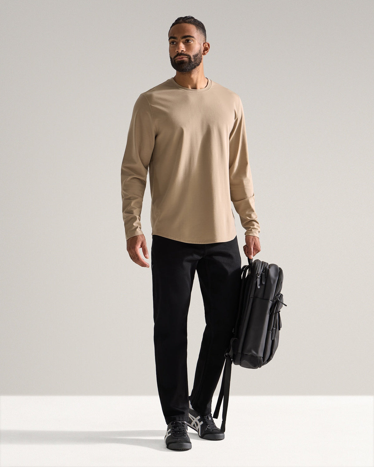 Everyday Classic Fit Long Sleeve Drop-Cut