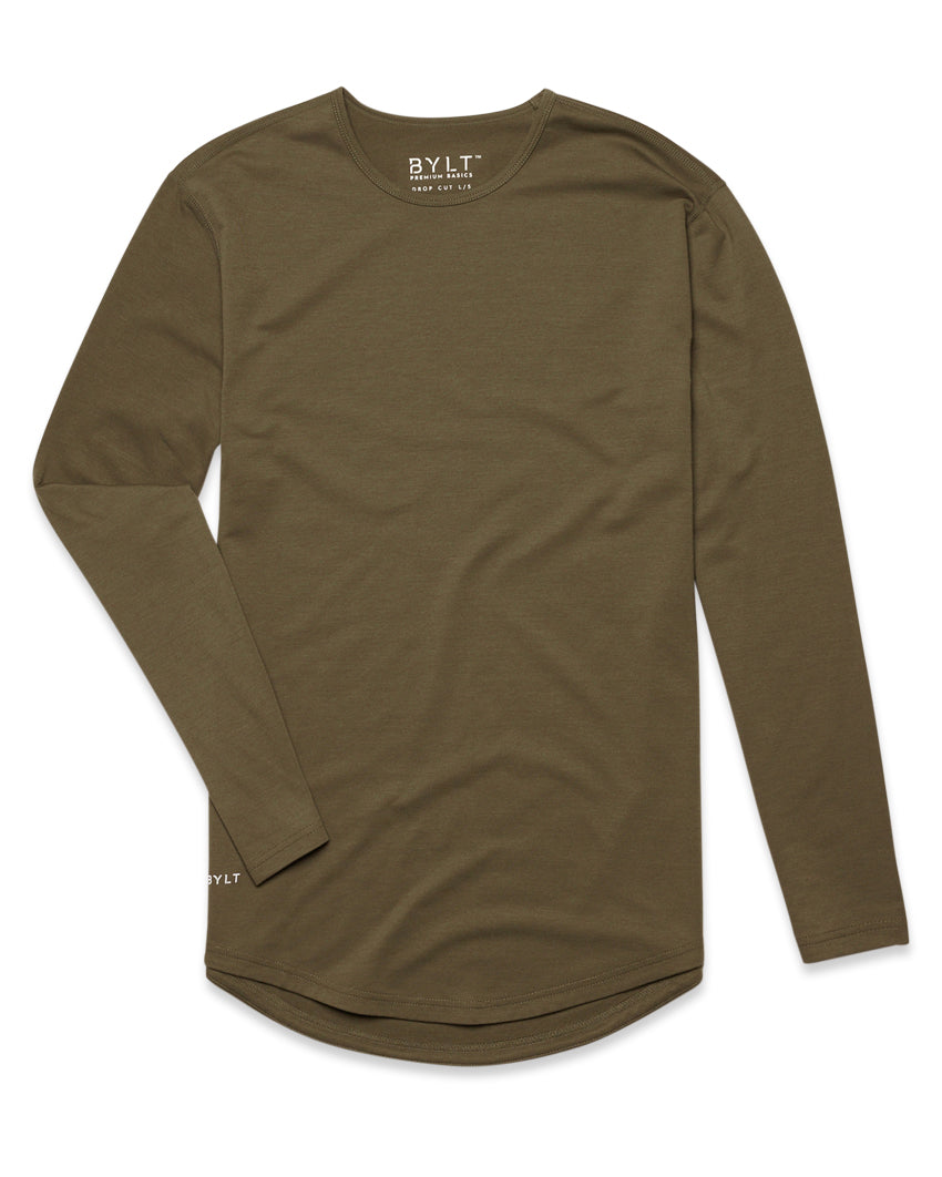 Drop-Cut Long Sleeve: BYLT Signature