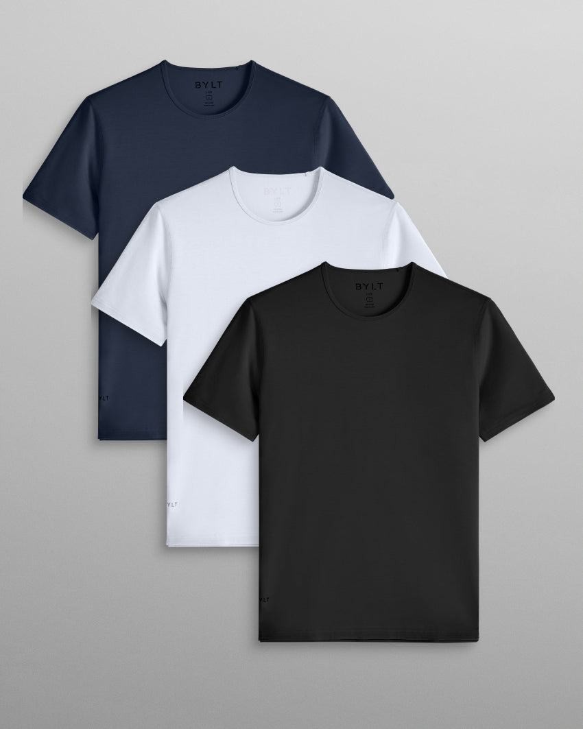LUX Classic Fit Short Sleeve - Custom 3 Pack