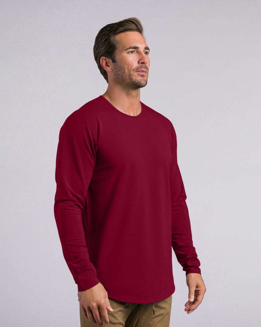Drop-Cut Long Sleeve: BYLT Signature