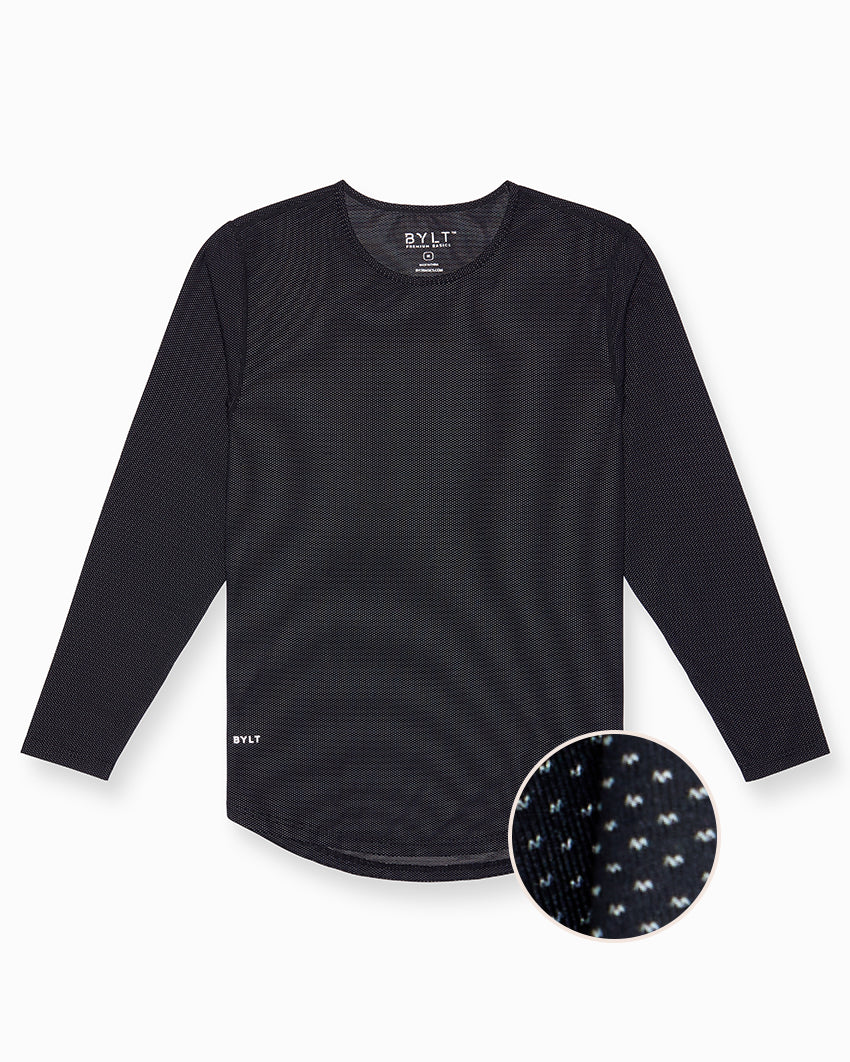 Pulse Long Sleeve Drop-Cut - Custom 3 Pack