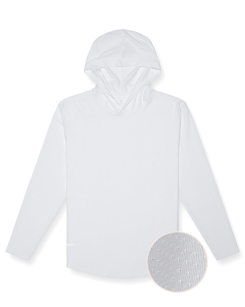Pulse Pullover Drop-Cut Hoodie