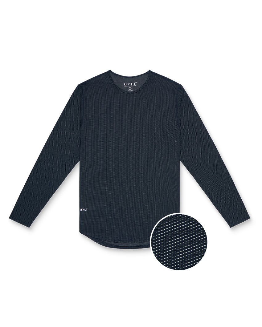Pulse Long Sleeve Drop-Cut - Custom 3 Pack