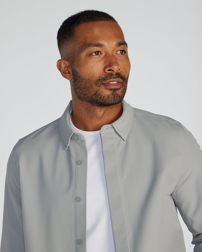 Tech Nylon Shirt Jacket