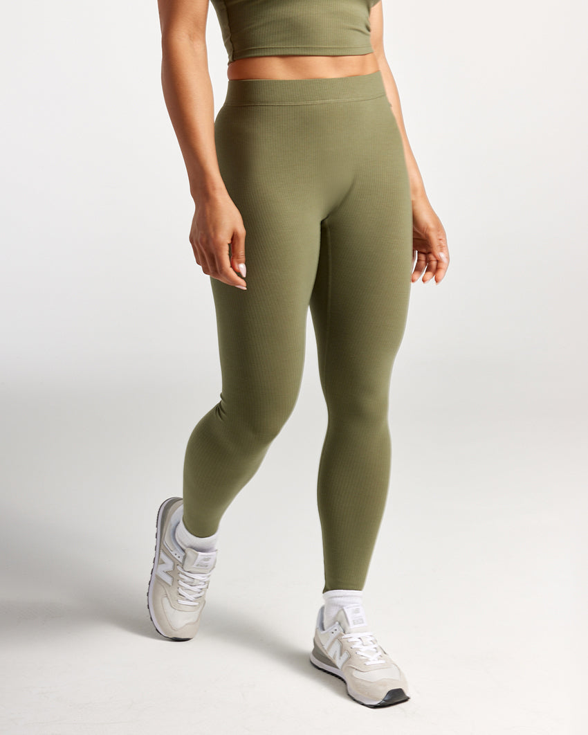 Rib High-Waist Legging