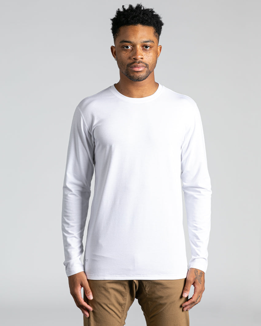 Long Sleeve: LUX Split Hem