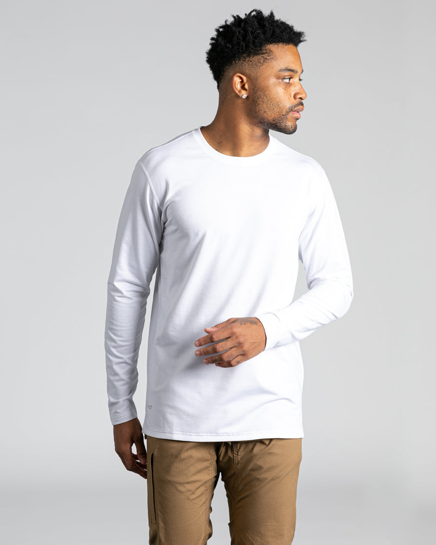 Long Sleeve: BYLT Signature Split Hem