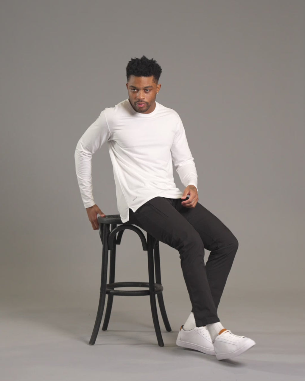 Long Sleeve: LUX Split Hem